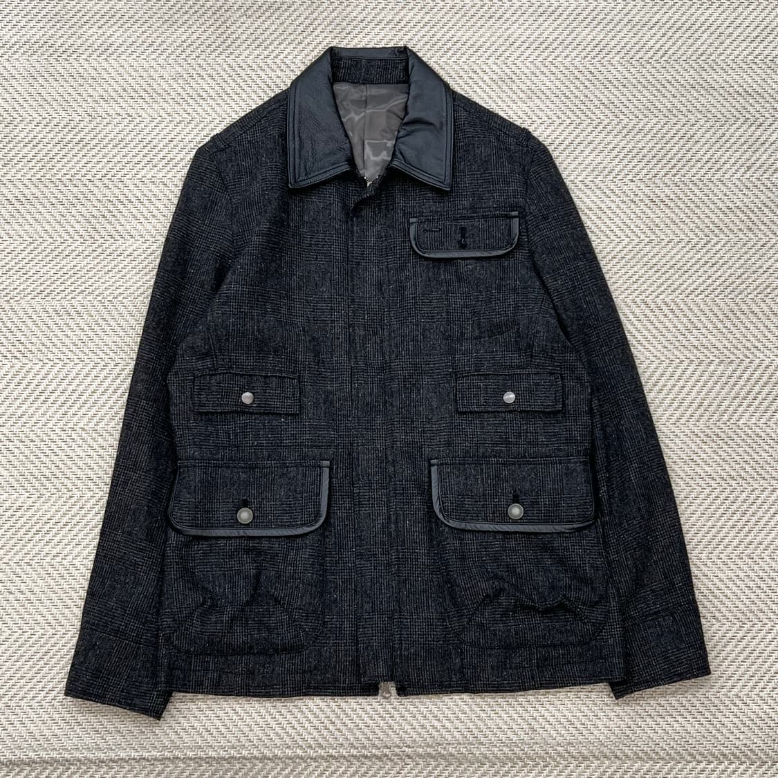 타케오키쿠치 멀티포켓 체크자켓 r2353 상품이미지1