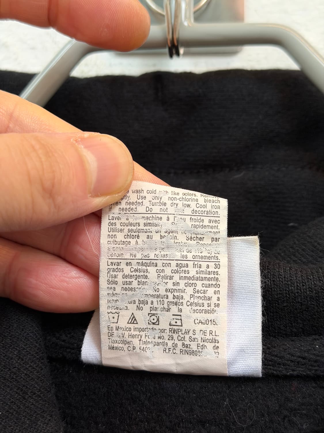 Champion 챔피온 리버스위브 후드티 블랙 L 상품이미지4