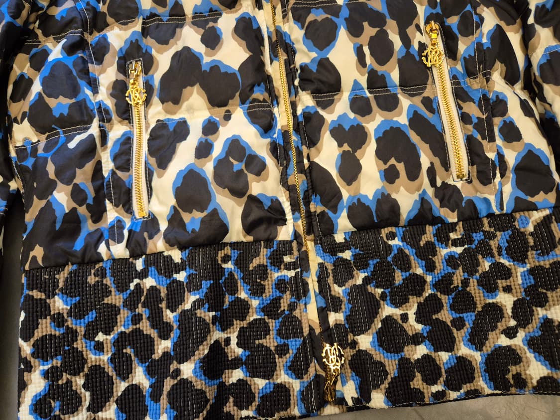 roberto cavalli 레오파드 패딩 상품이미지6