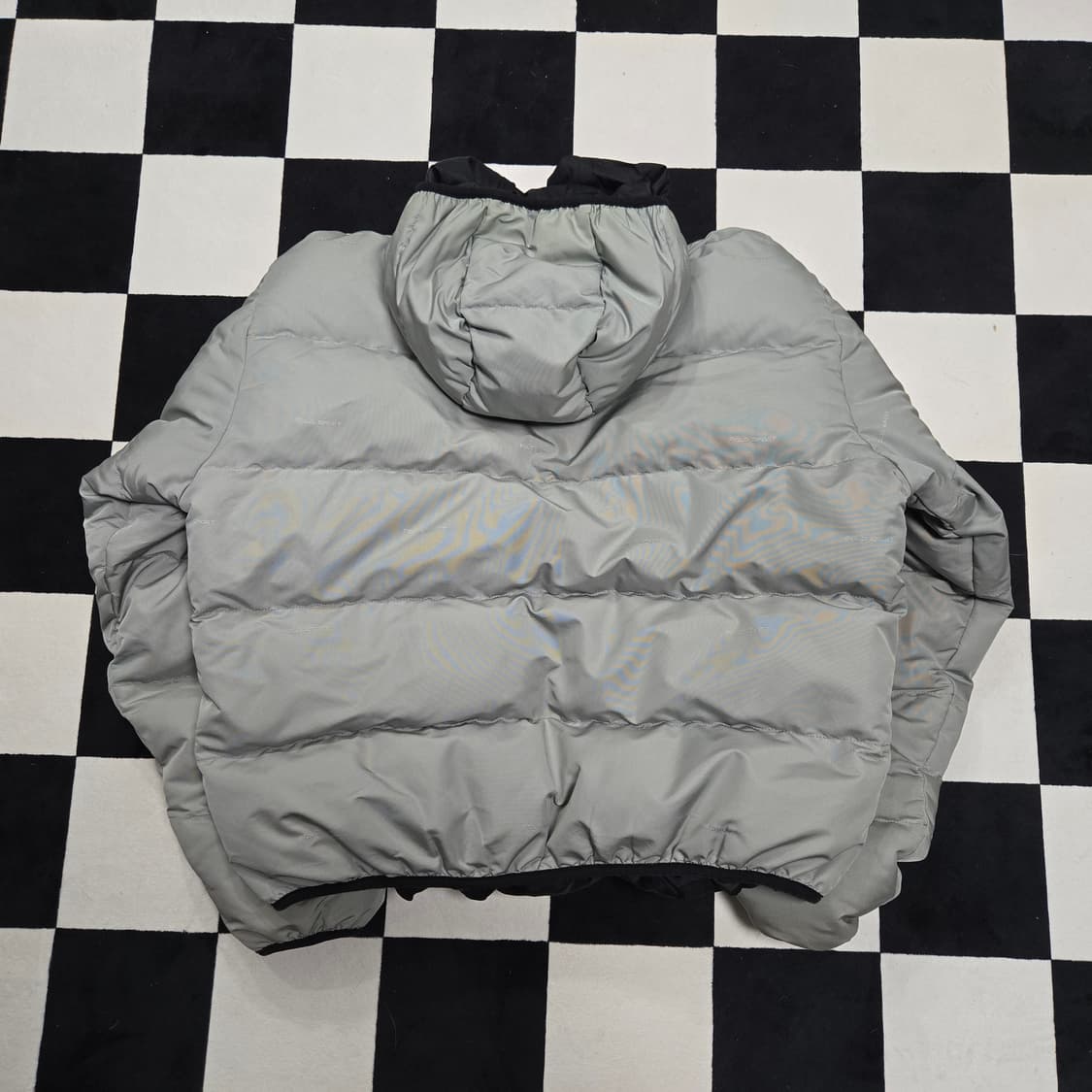 L 폴로스포츠 90s 푸퍼 후드 오리털 다운 자켓 메탈릭그레이 상품이미지7