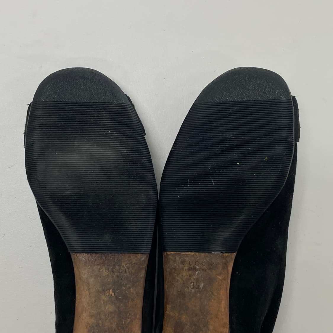 구찌 스웨이드 발레리나 플랫 슈즈 상품이미지5