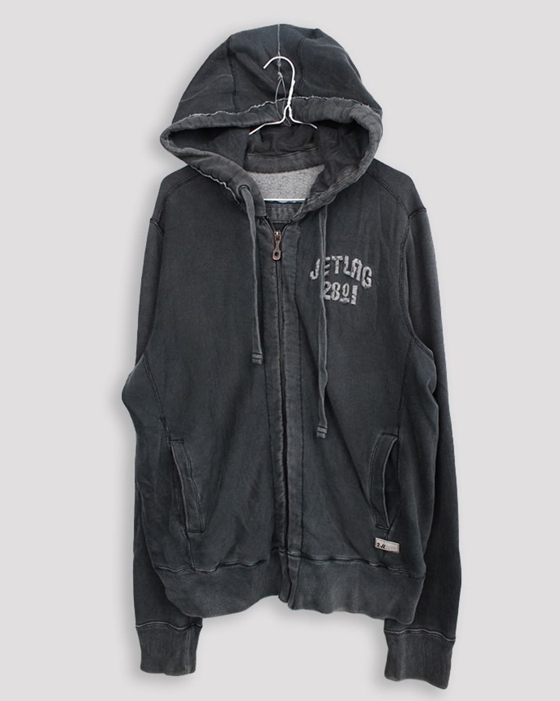 y2k 무드 워싱 후드집업 상품이미지1