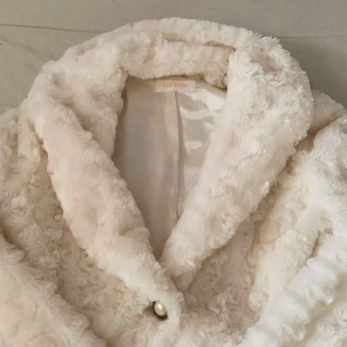 lizlisa 리즈리사 퍼자켓 히메갸루 오네갸루 짜잔씨 빈티지 퍼자켓 상품이미지3