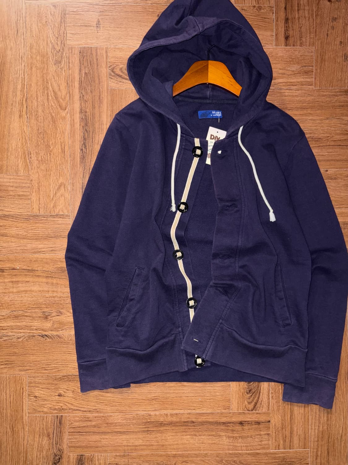 빔즈 단추 후드집업 상품이미지5