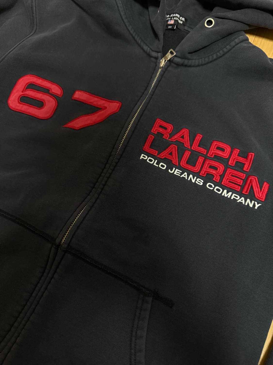 폴로 랄프로렌 후드집업M (양홍원 착용) 상품이미지2