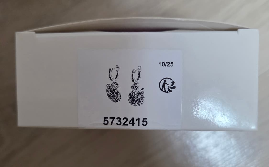 새제품)스와로브스키 댄싱 스완 투웨이 드롭 귀걸이 정품 상품이미지6