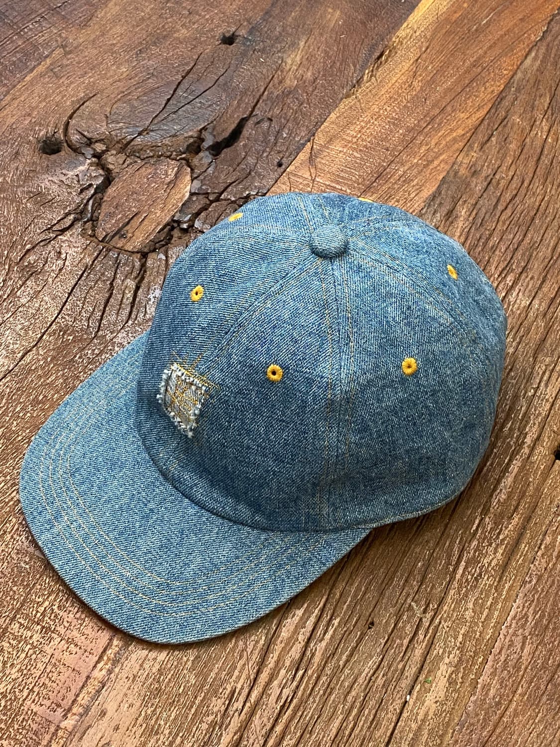 사스콰치패브릭스 6패널 데님캡 상품이미지2