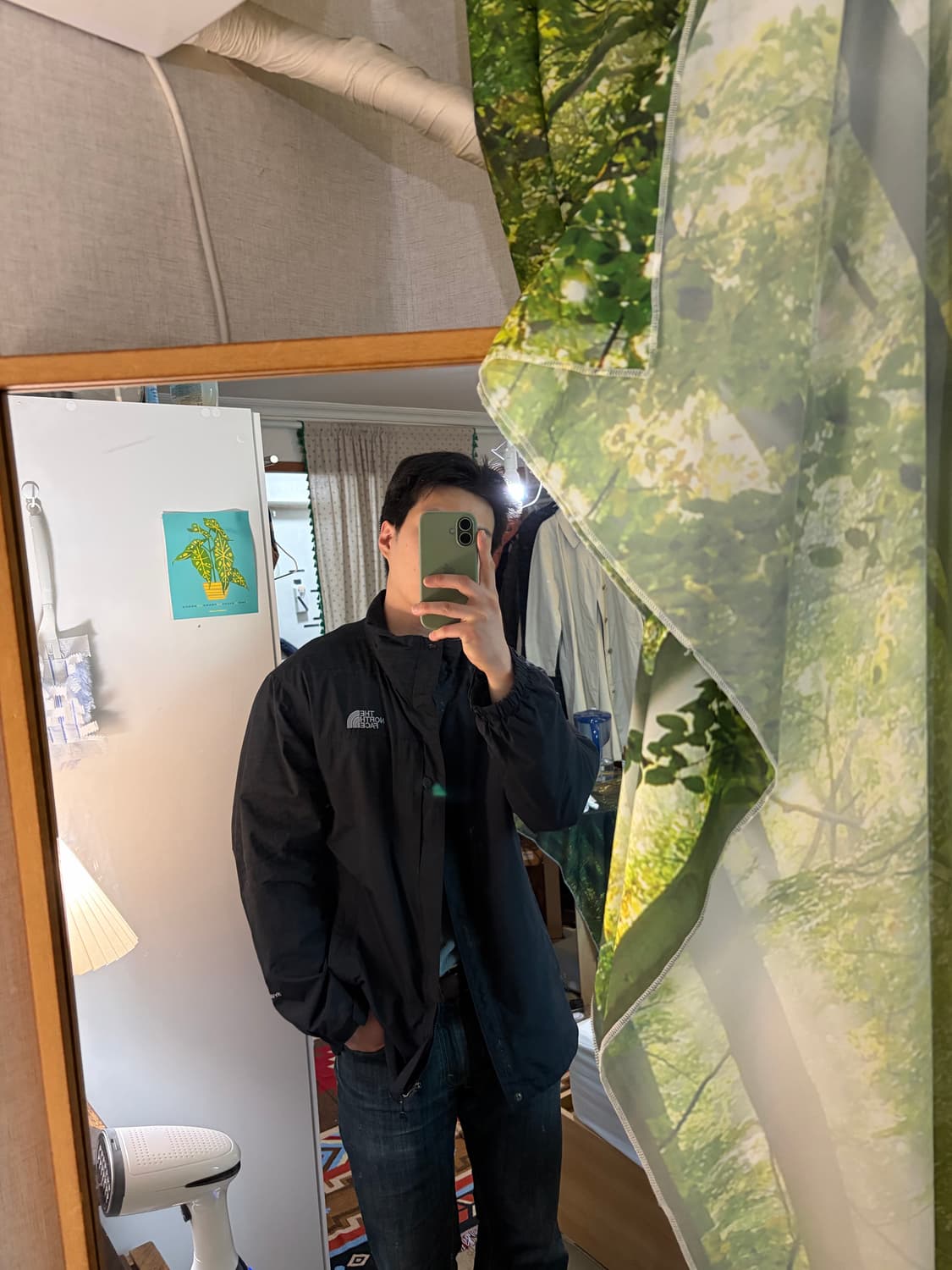 105) 노스페이스 하이벤트 바람막이 블랙 상품이미지2