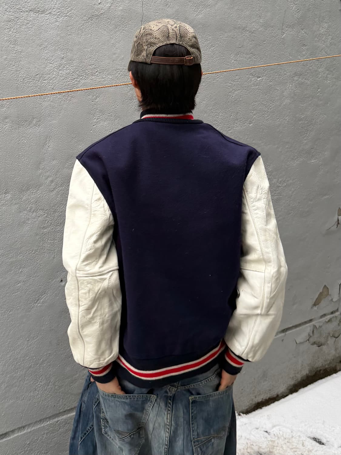 빈티지 바시티 자켓 상품이미지4