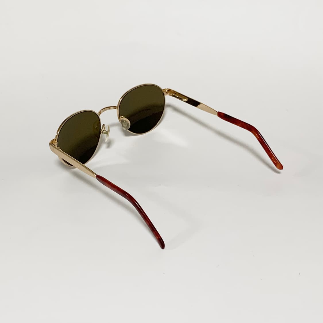 991 Y2K 빈티지 3컬러 골드메탈 원형 선글라스 데드스탁 픽키안경 상품이미지5