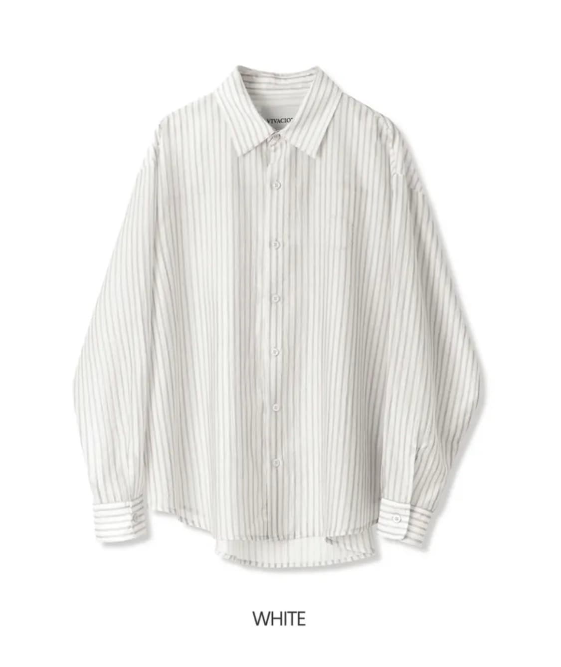비바셔스 Cencel See-Through Classic Shirt 상품이미지1