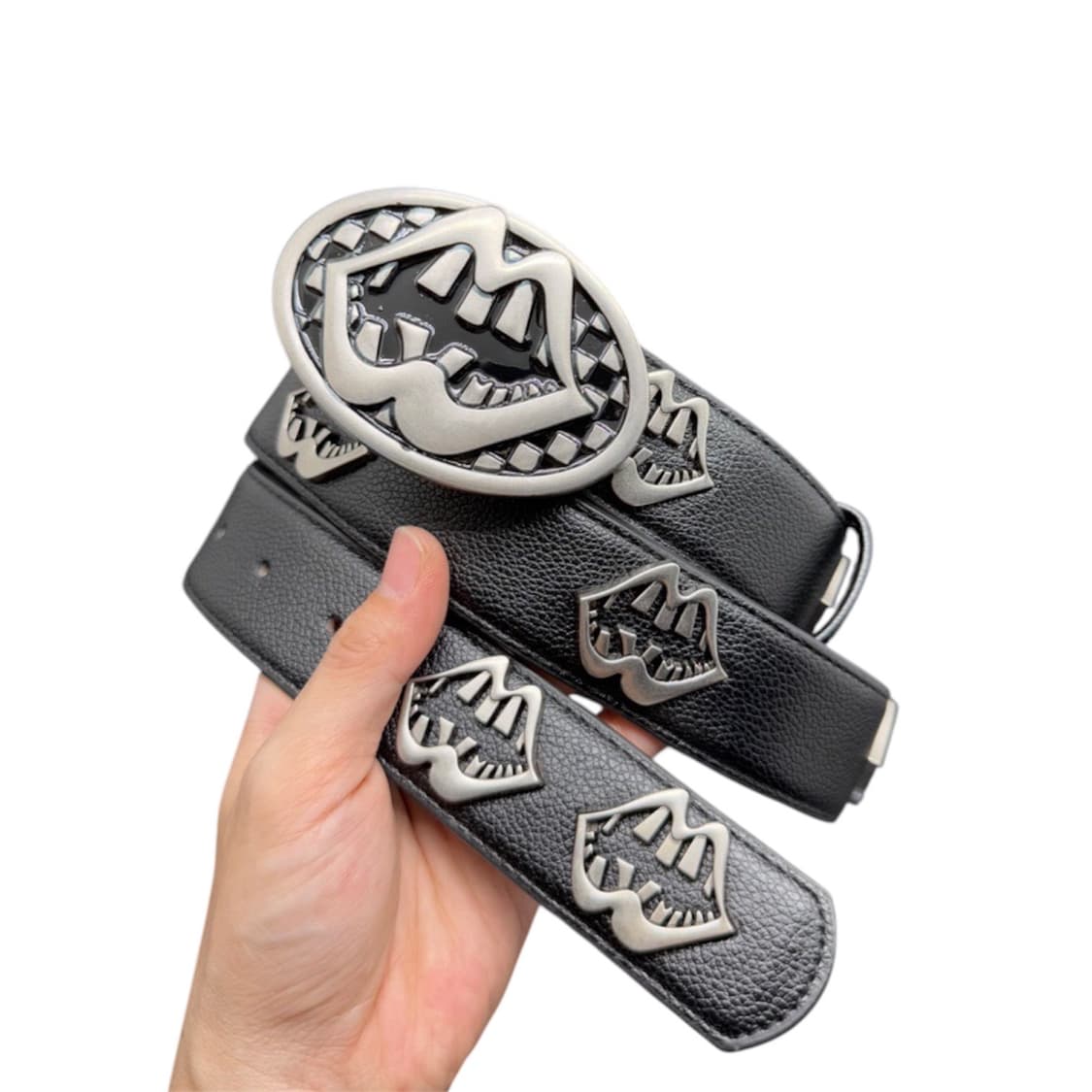 B.access Vintage Leather Logo Belt  상품이미지1