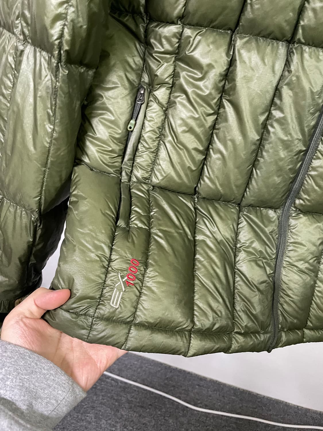 몽벨 플라즈마 1000 경량 구스다운 자켓 초희귀 110사이즈 상품이미지5