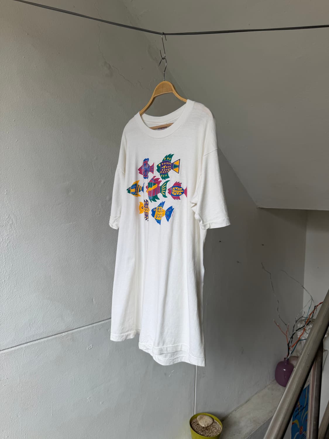 90‘s 싱글스티치 빈티지 그래픽 롱 티셔츠 상품이미지4