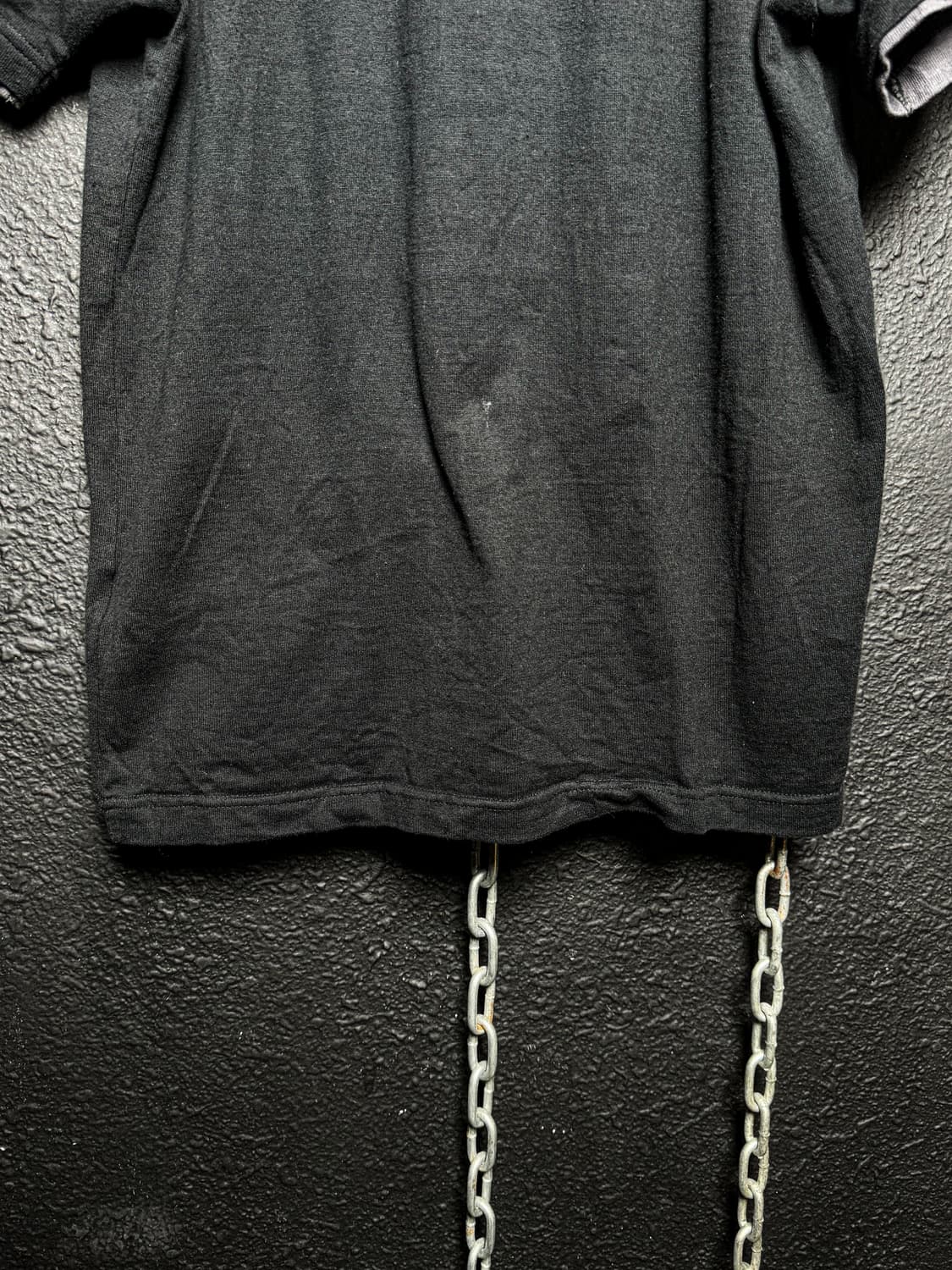 Gothic Lace-Up Chain Layered T-shirt 상품이미지8