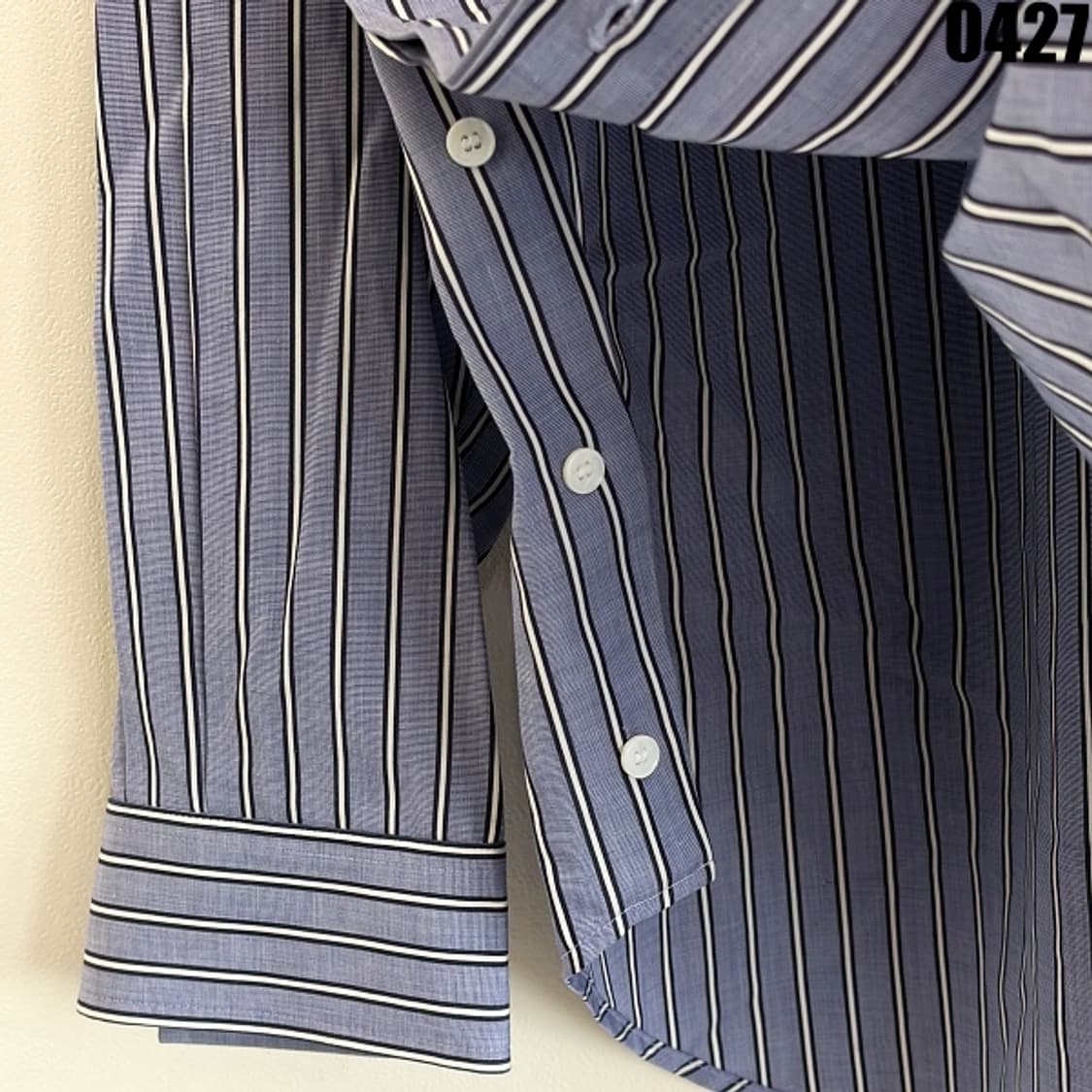 준지 JUUN.J 스트라이프 셔츠 국내정품 46 0427 상품이미지4