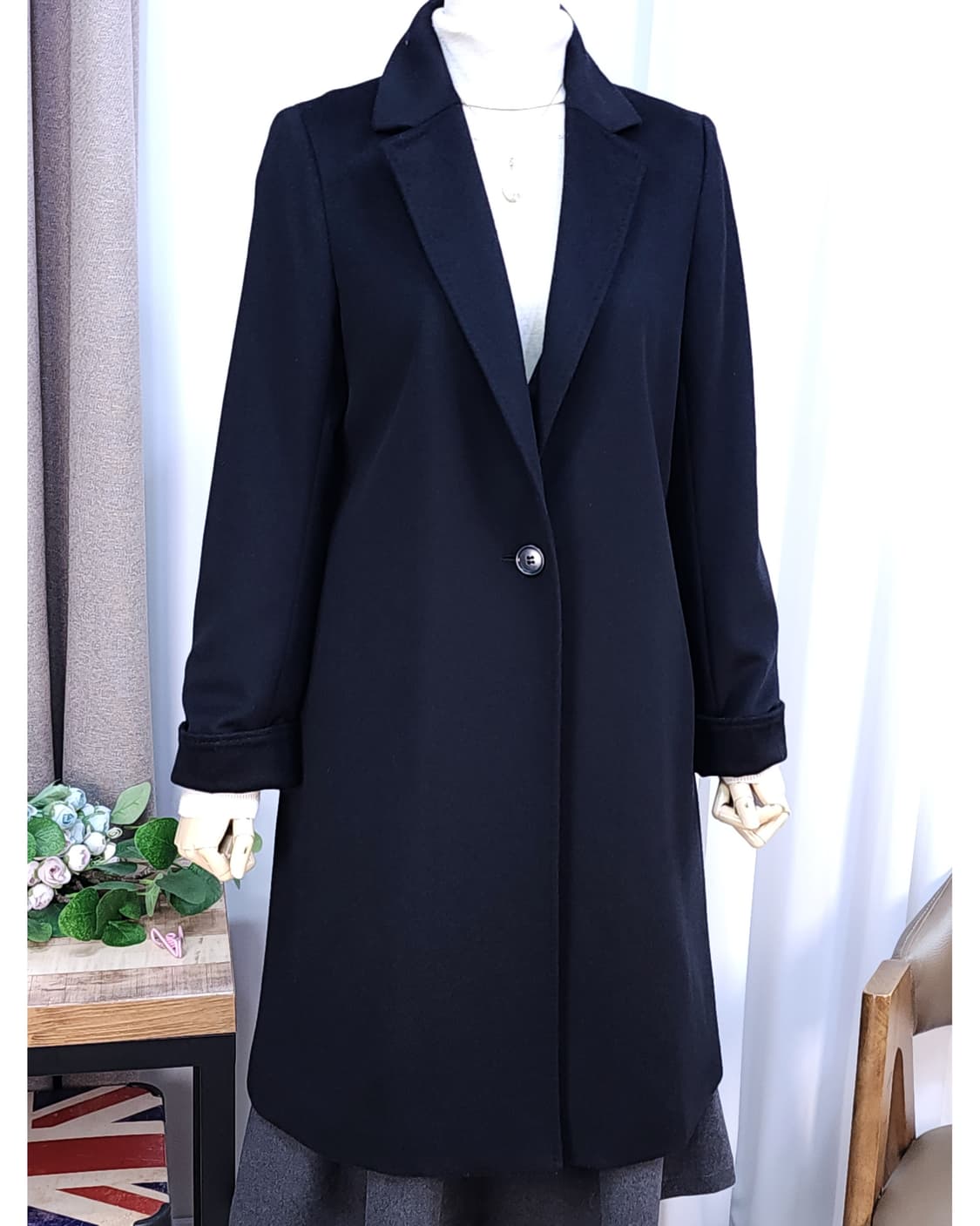 실크캐시 울 코트 상품이미지3