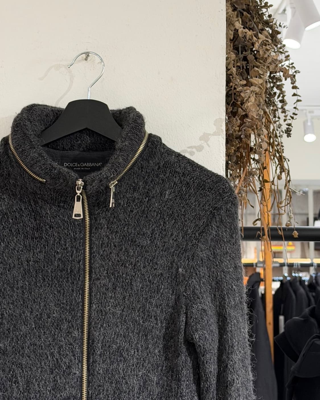 돌체앤가바나 차콜 울 블랜드 집업 자켓 상품이미지3