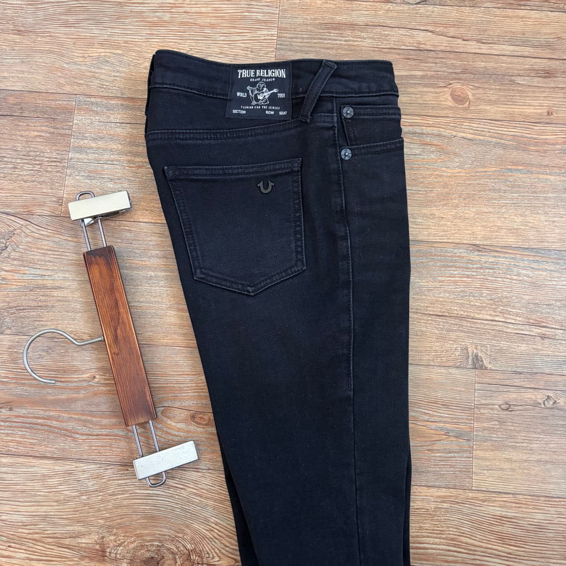 FW 트루릴리젼 블랙진 25 26 스판 기모 데님 청바지 슬림 부츠  상품이미지3