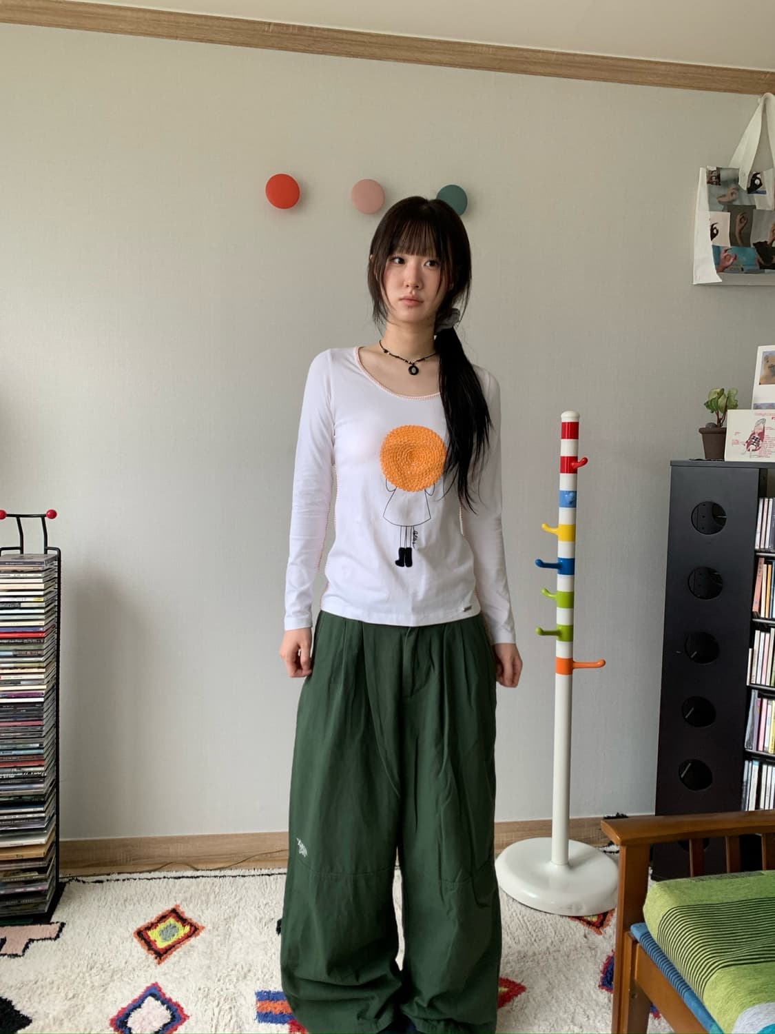 orange girl tee..  상품이미지1