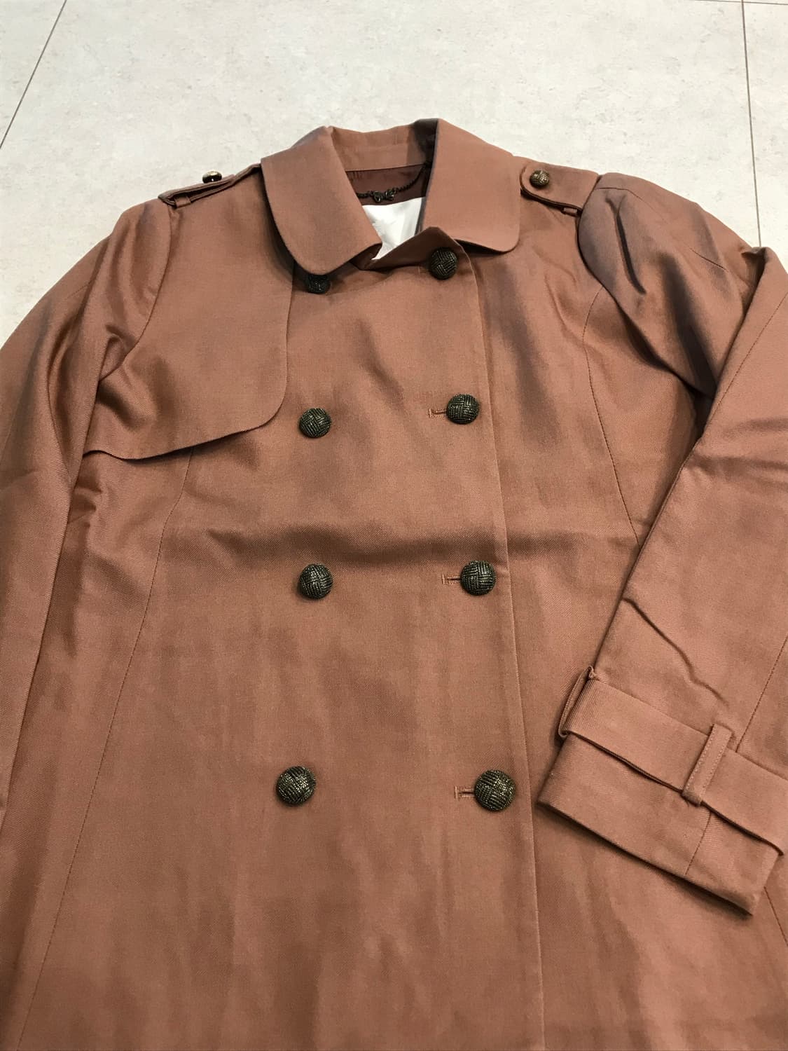 빈티지 라떼갸루 대장 카라 코트 상품이미지3