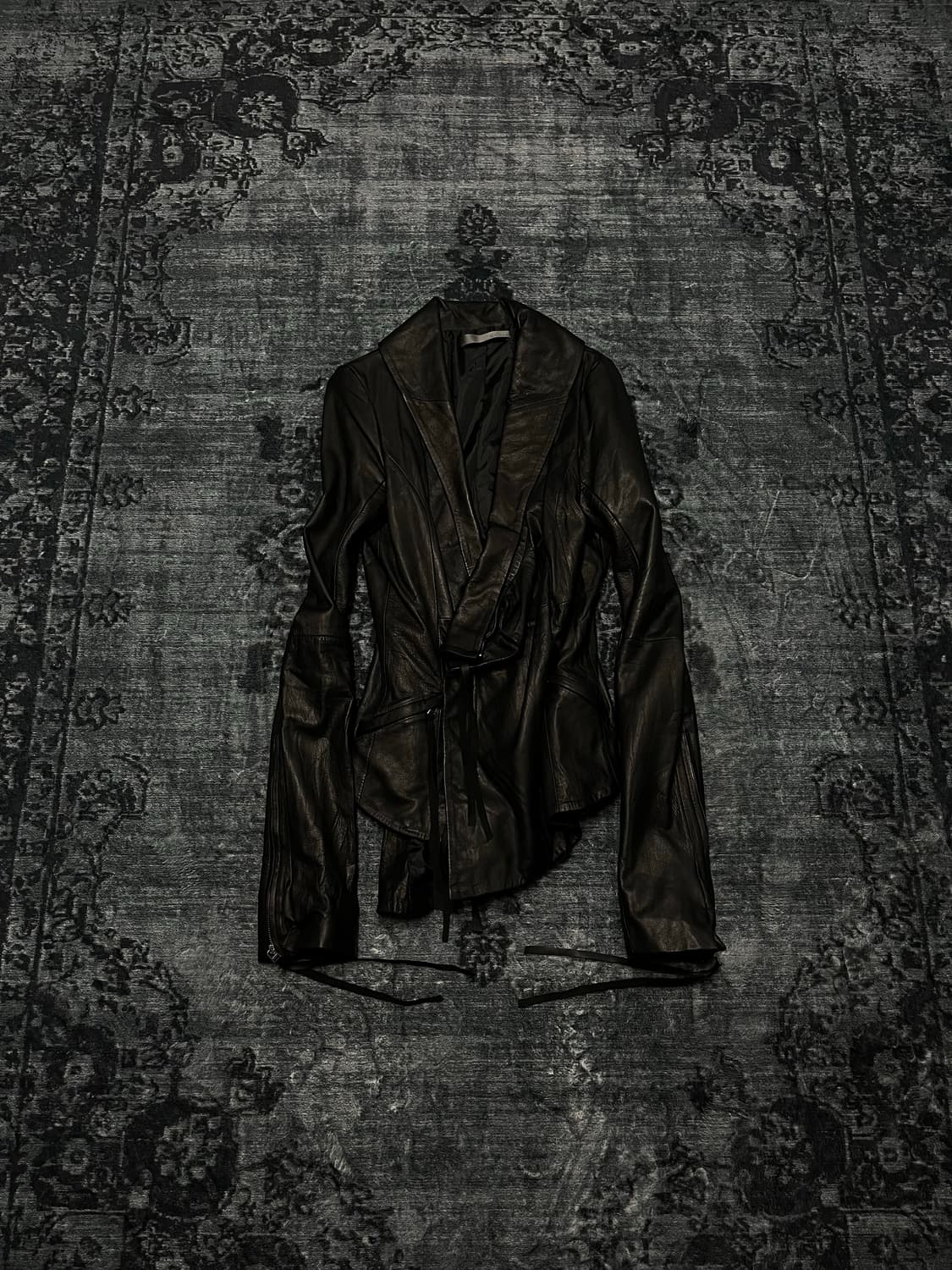 Ekam 00s slenderman gimmick leather jack 상품이미지1