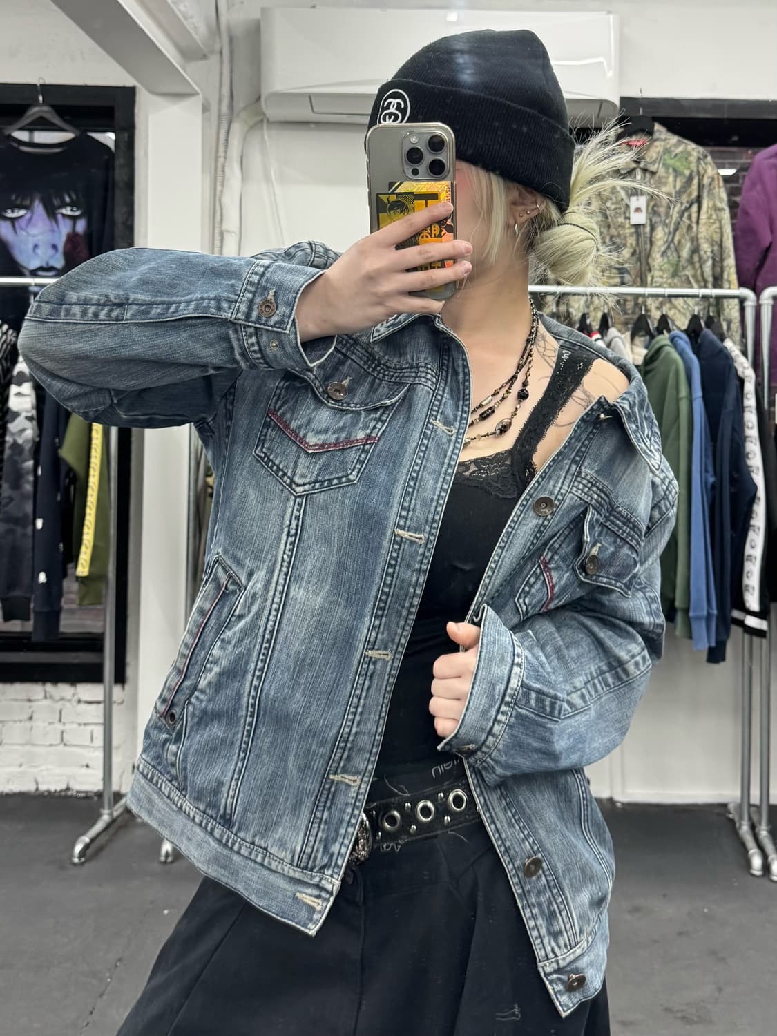 VTG 워시드 데님자켓 상품이미지1