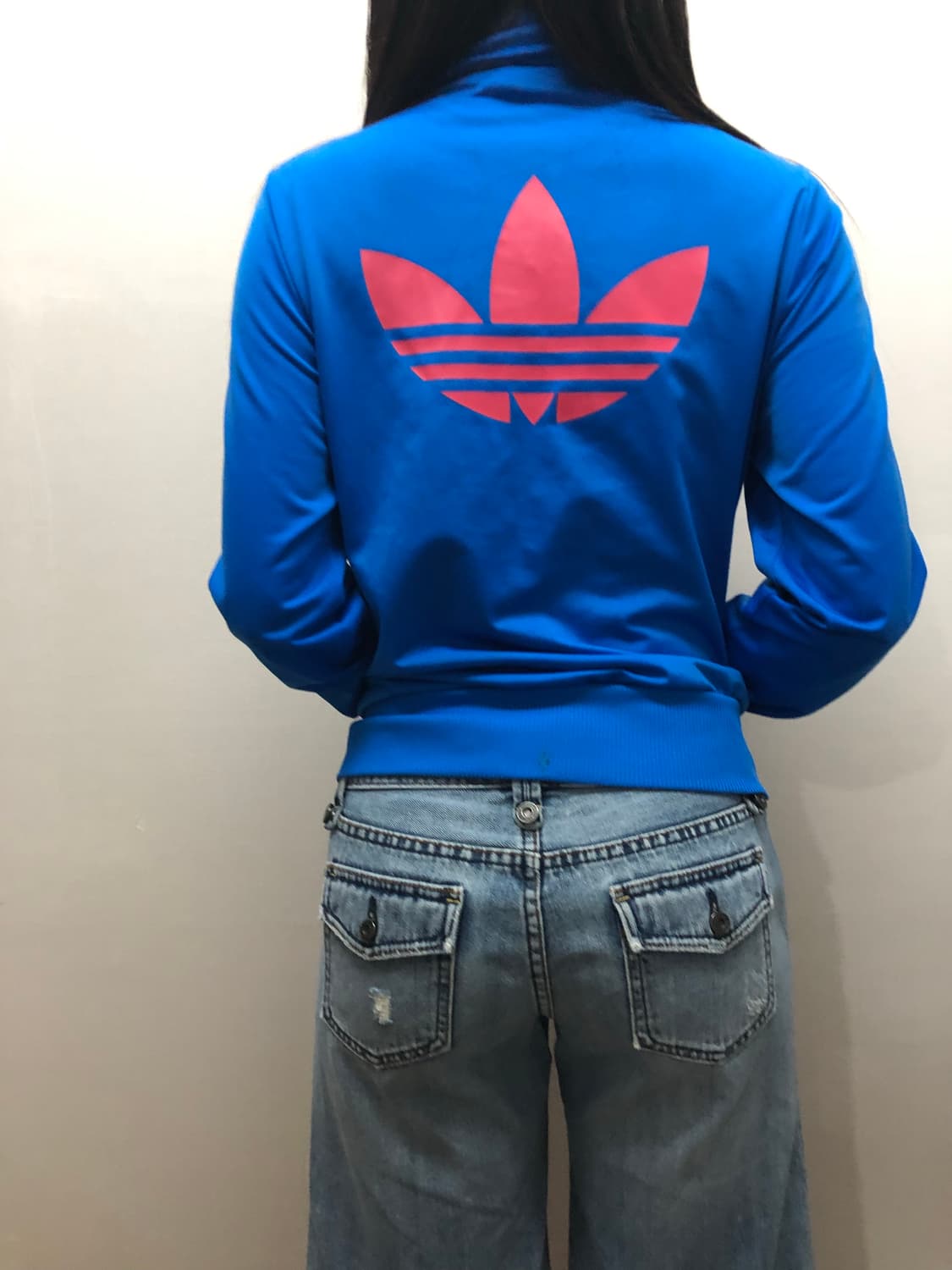 빈티지 아디다스 블루 파이어버드 져지 상품이미지7