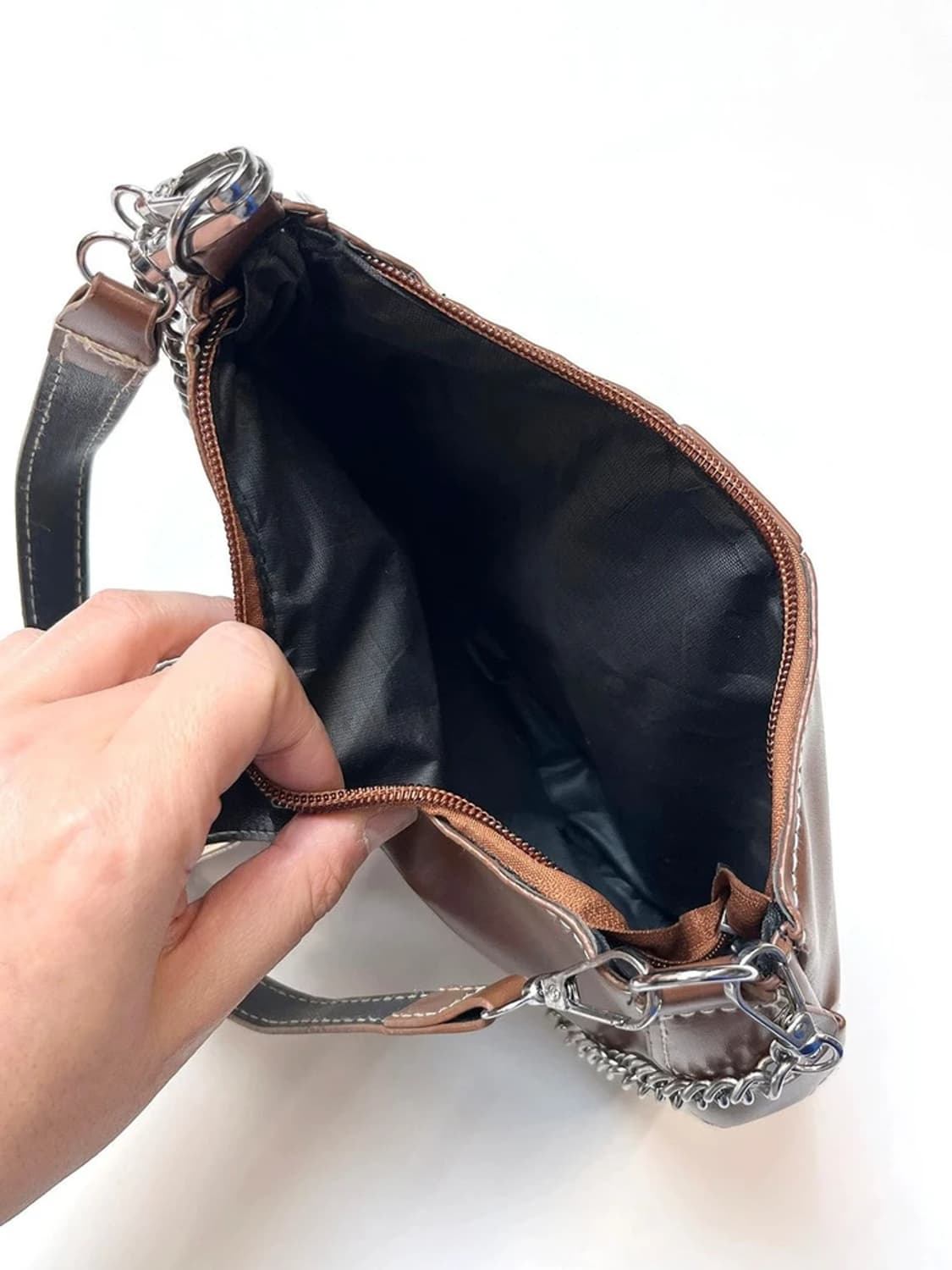  Selected 비건 가죽 미니멀리즘 숄더백 A1593 상품이미지6