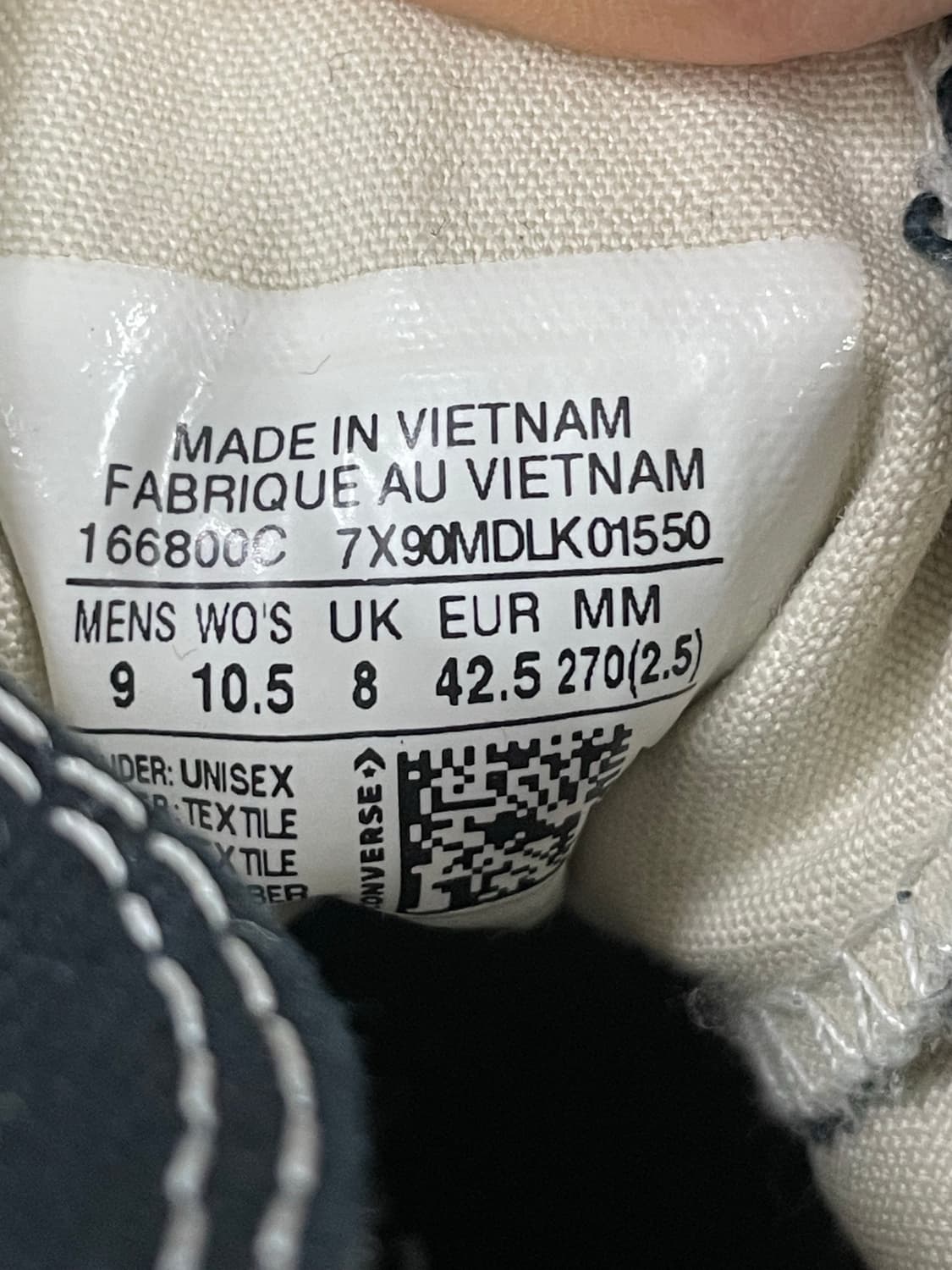 컨버스 런 스타 하이크 블랙 270 상품이미지9