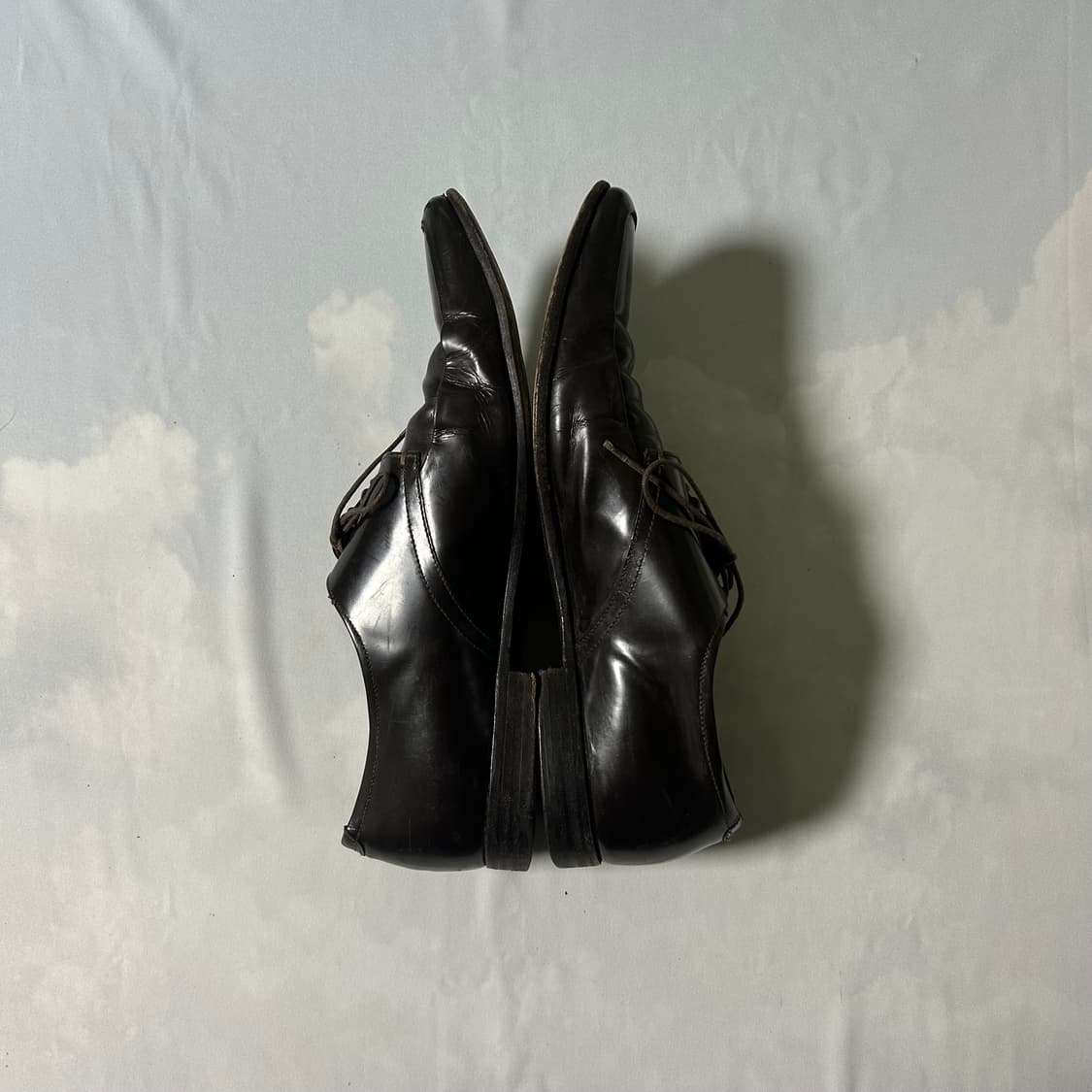 Prada semi square toe derby shoes 상품이미지3