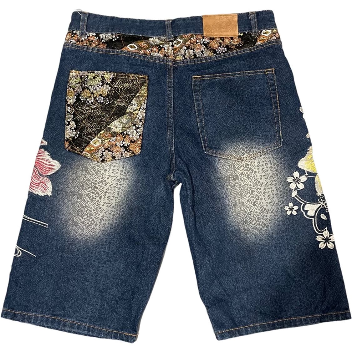 오리엔탈 데님 자수 반바지 상품이미지4