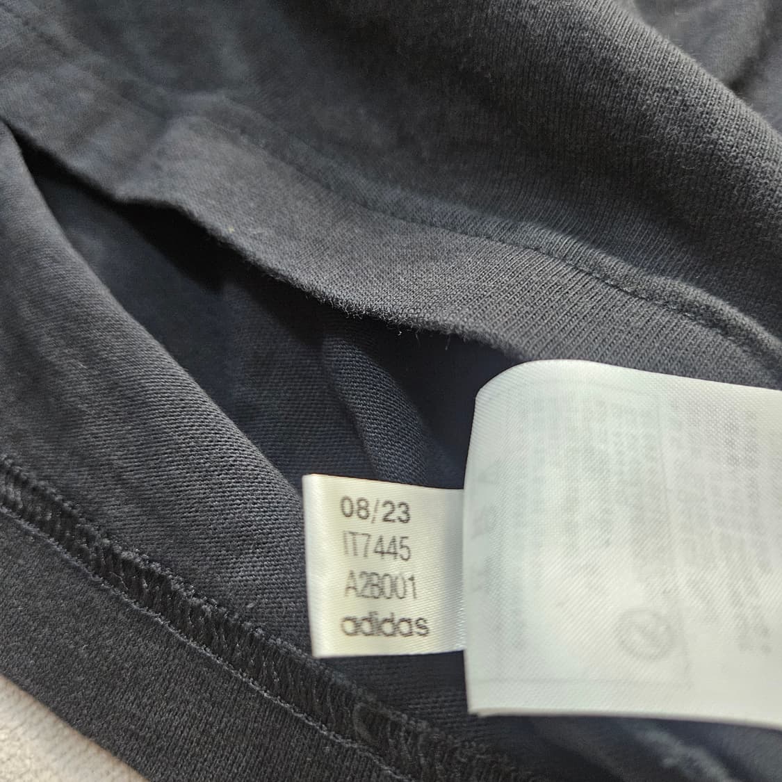 L 아디다스 래글런 커트라인 반팔티 0407Y 상품이미지5