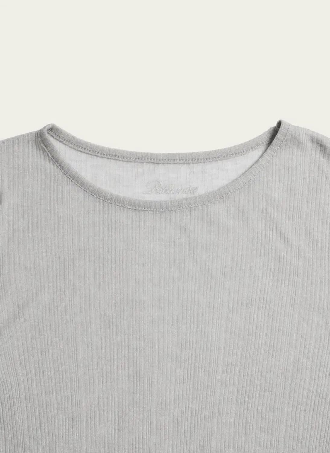 리본빛 베이직 스쿱넥 티셔츠 상품이미지3