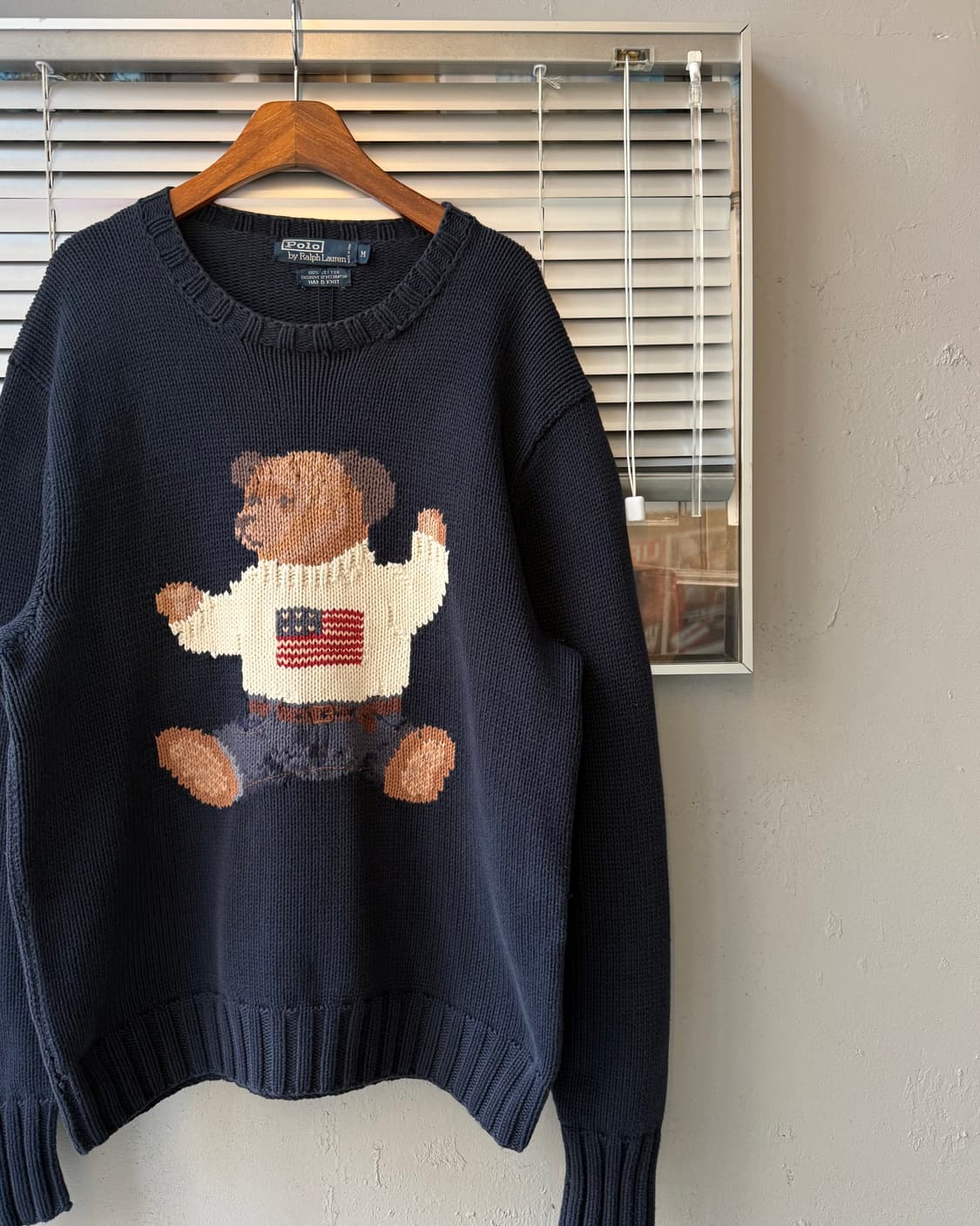 Polo Ralph Lauren 90s bear sit-down knit 상품이미지2