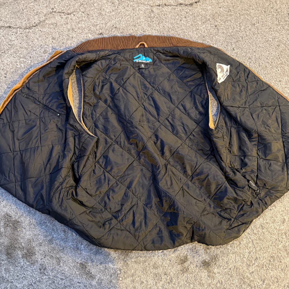 빈티지 워크 베스트 브라운 상품이미지5