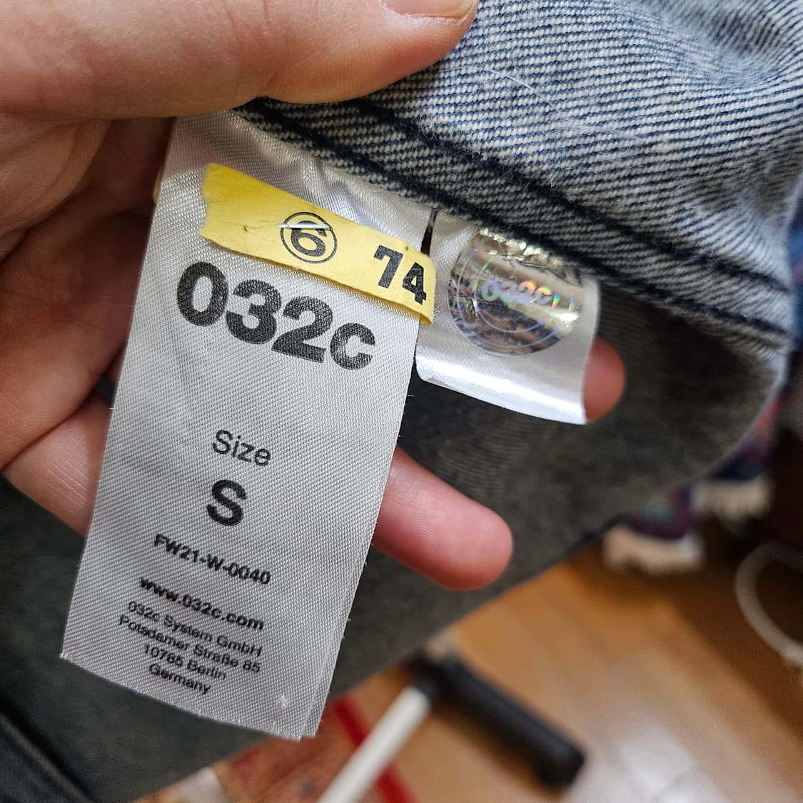 032c 오버사이즈 데님 셔츠 자켓 상품이미지10