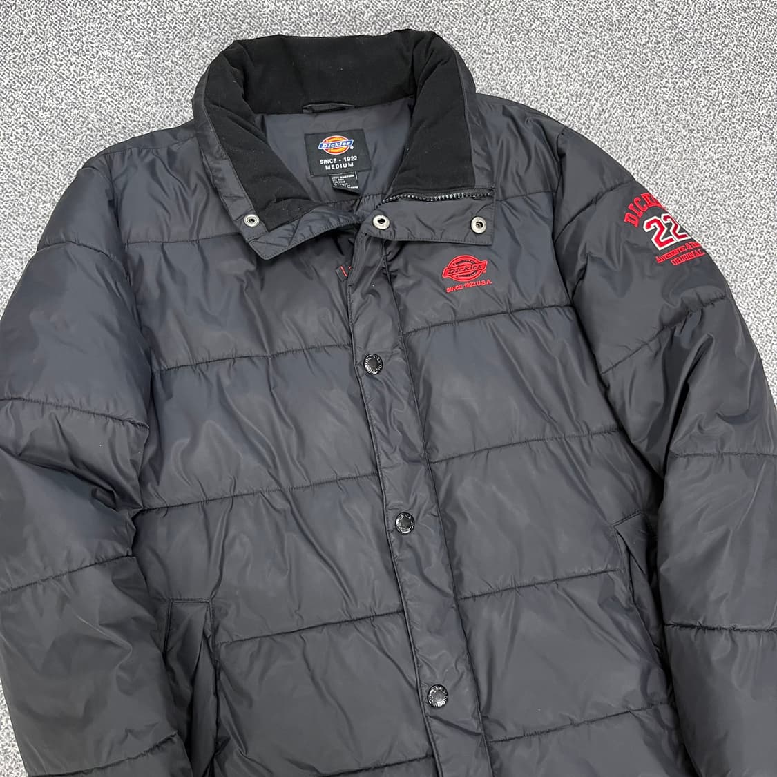 <디키즈 22 레드 로고 경량패딩> No.1362 상품이미지4