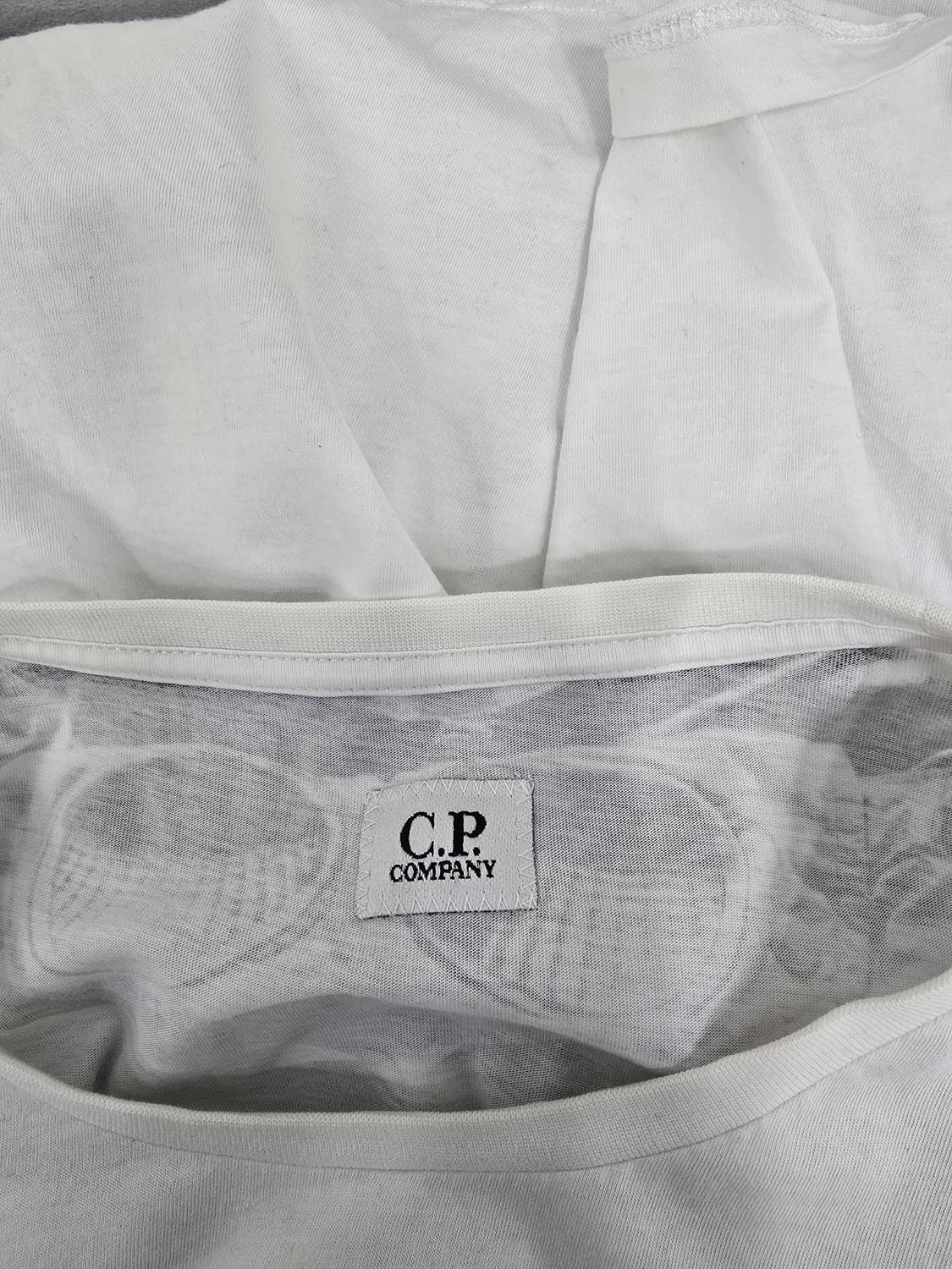CP컴퍼니 프린팅 화이트 반팔 티셔츠 상품이미지3
