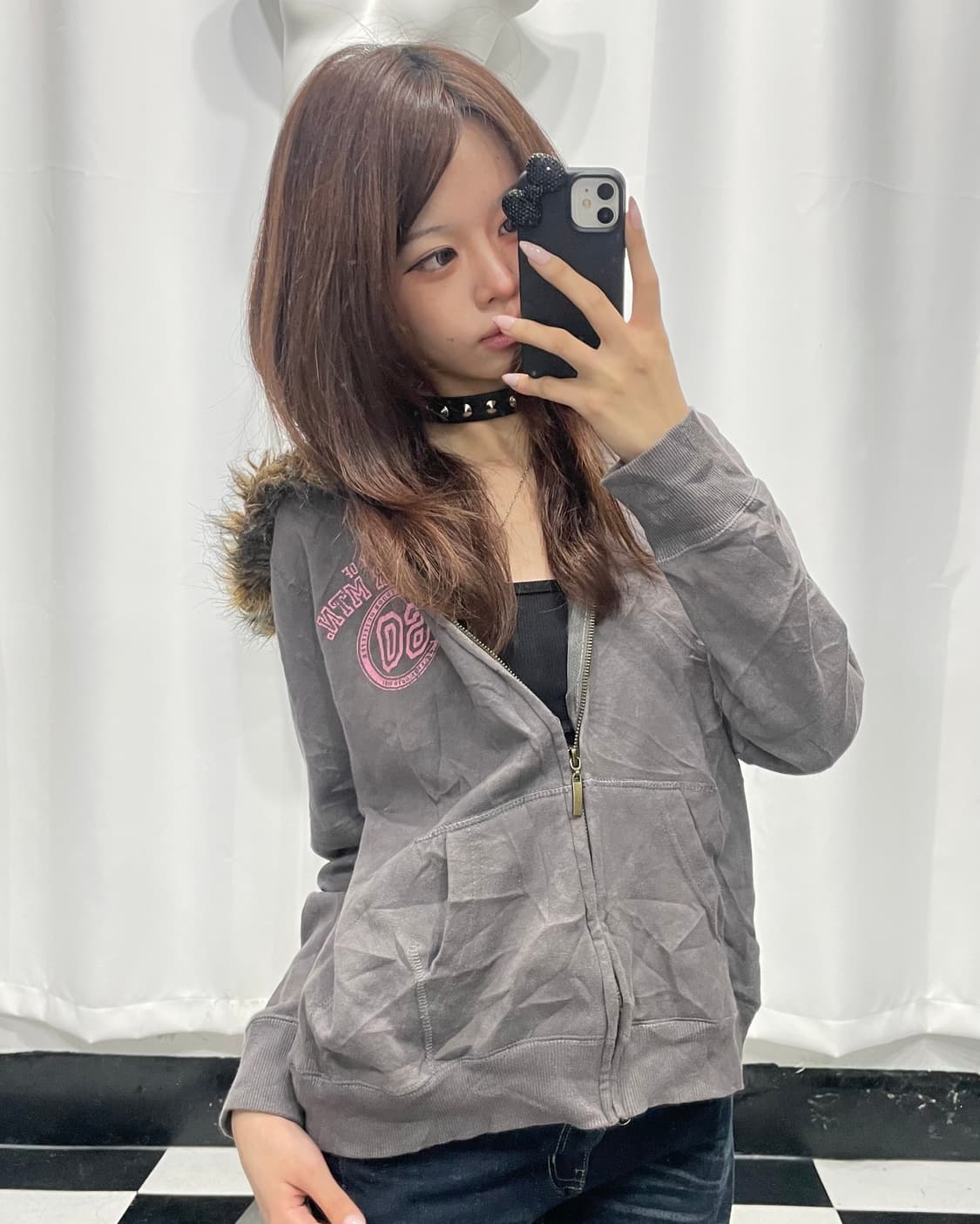 🎸그레이 퍼 후디🎸 상품이미지3