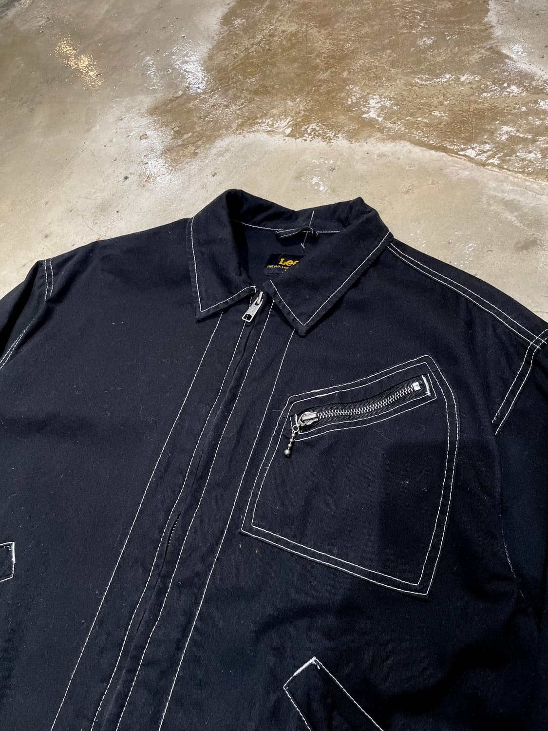 Lee Black Biker Jacket 상품이미지3