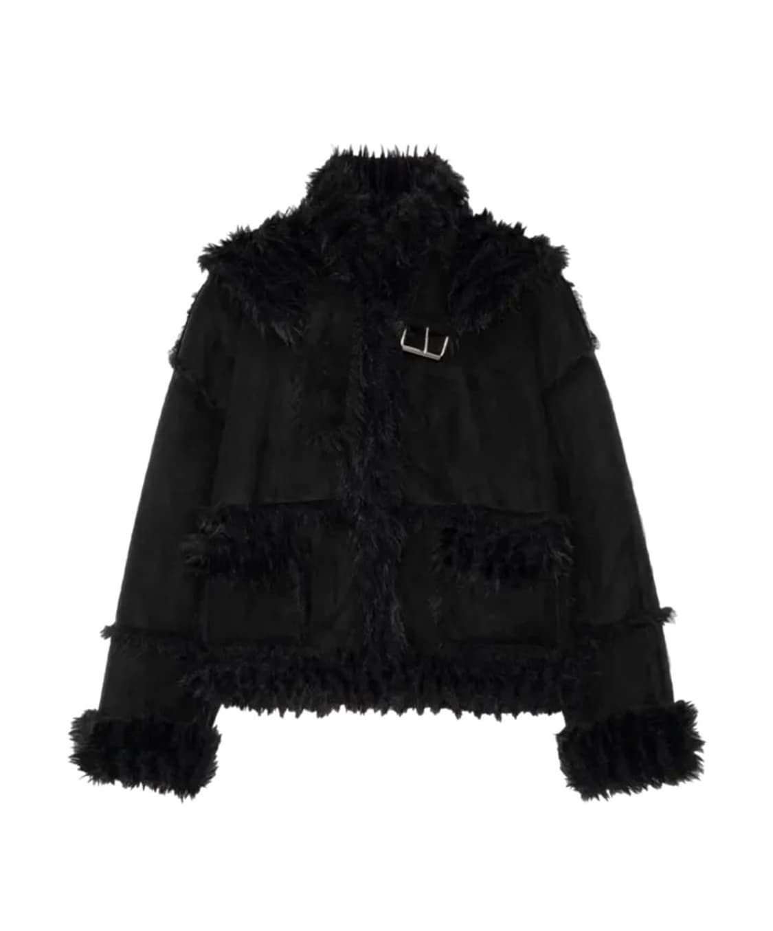 어글리쉐도우 블랙 무스탕 새상품 상품이미지1