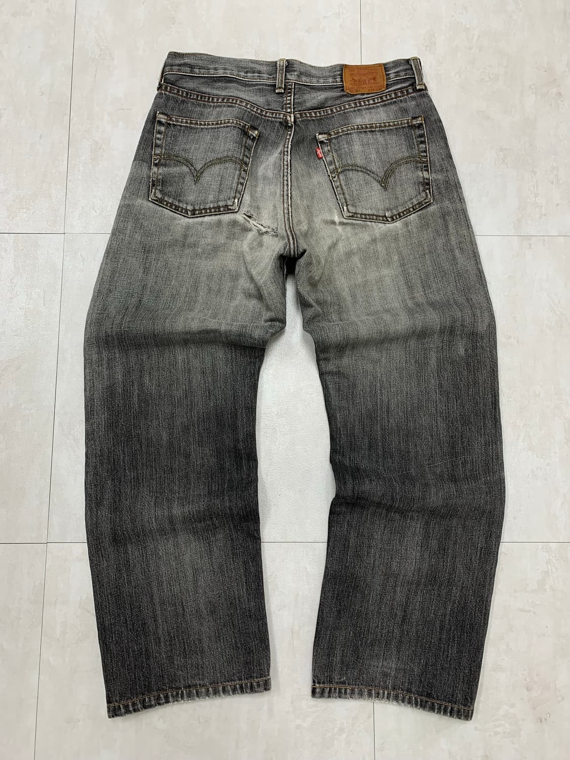 리바이스 503 흑청 데님 팬츠 #258 상품이미지4