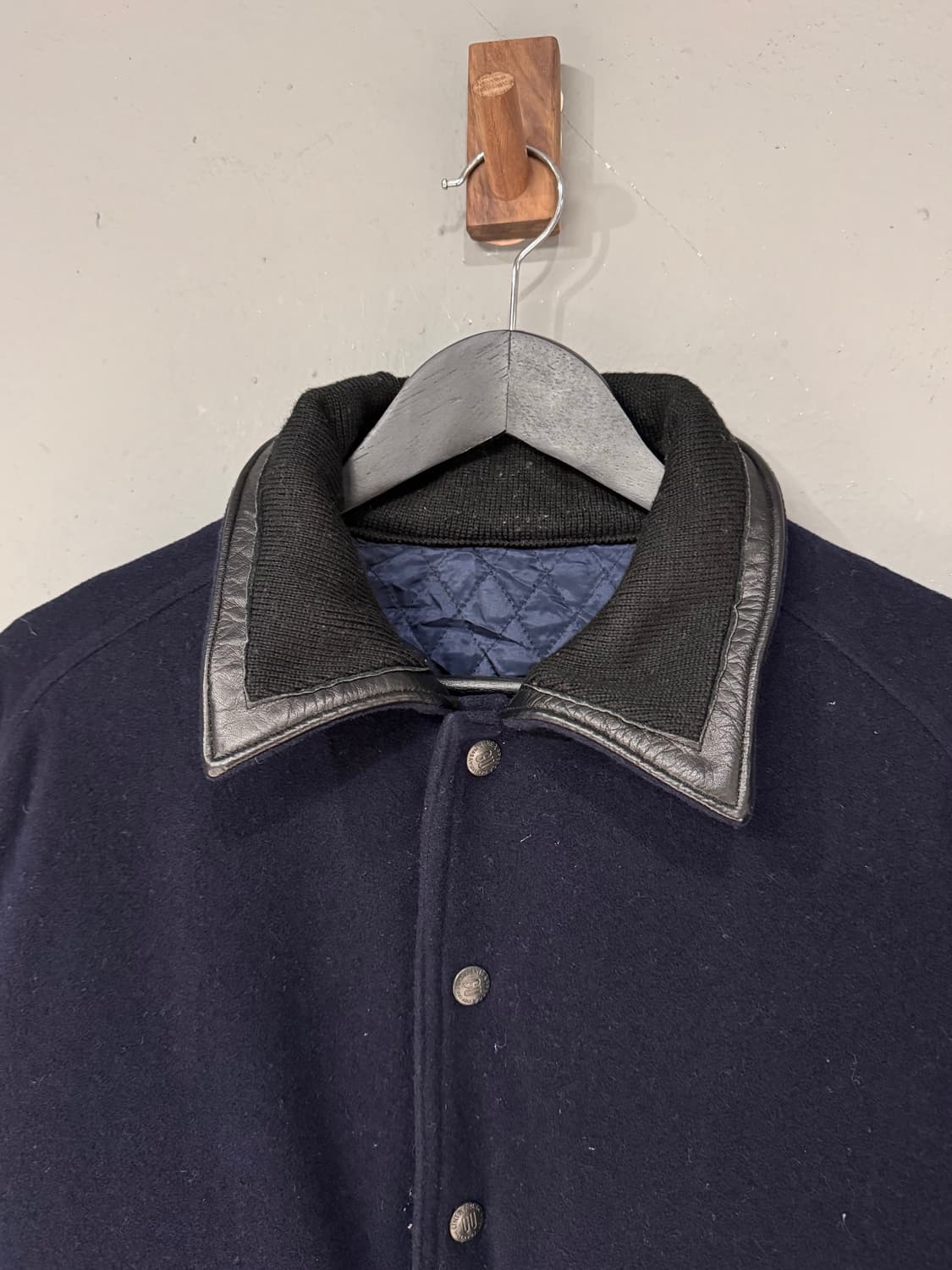 Masayuko Abo 레더카라 봄버자켓  상품이미지3