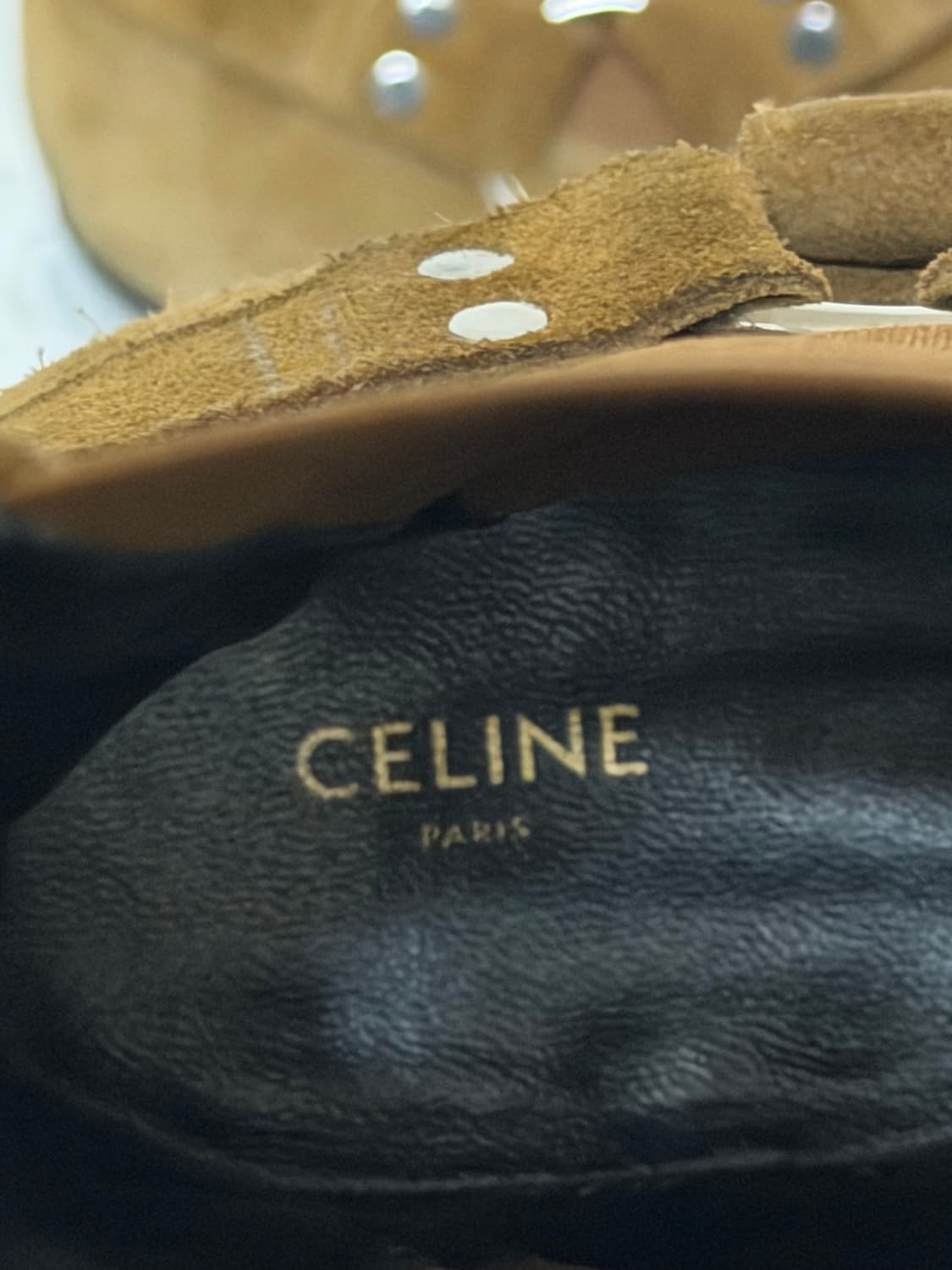 셀린느 스웨이드 모터사이클 앵클 부츠 상품이미지9