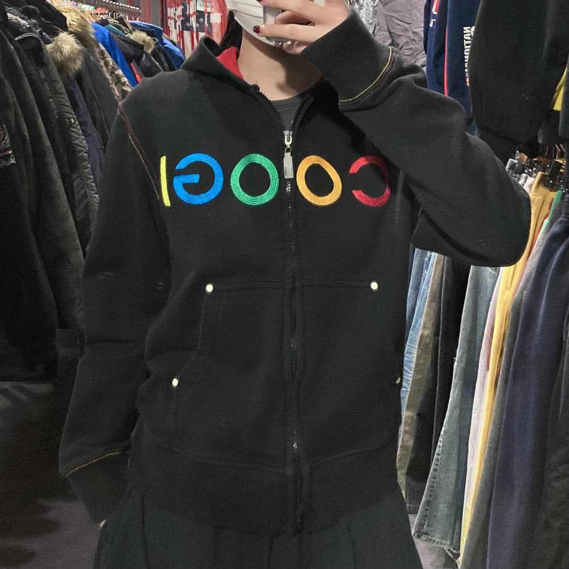 [IM]쿠지 후드집업 블랙 상품이미지3