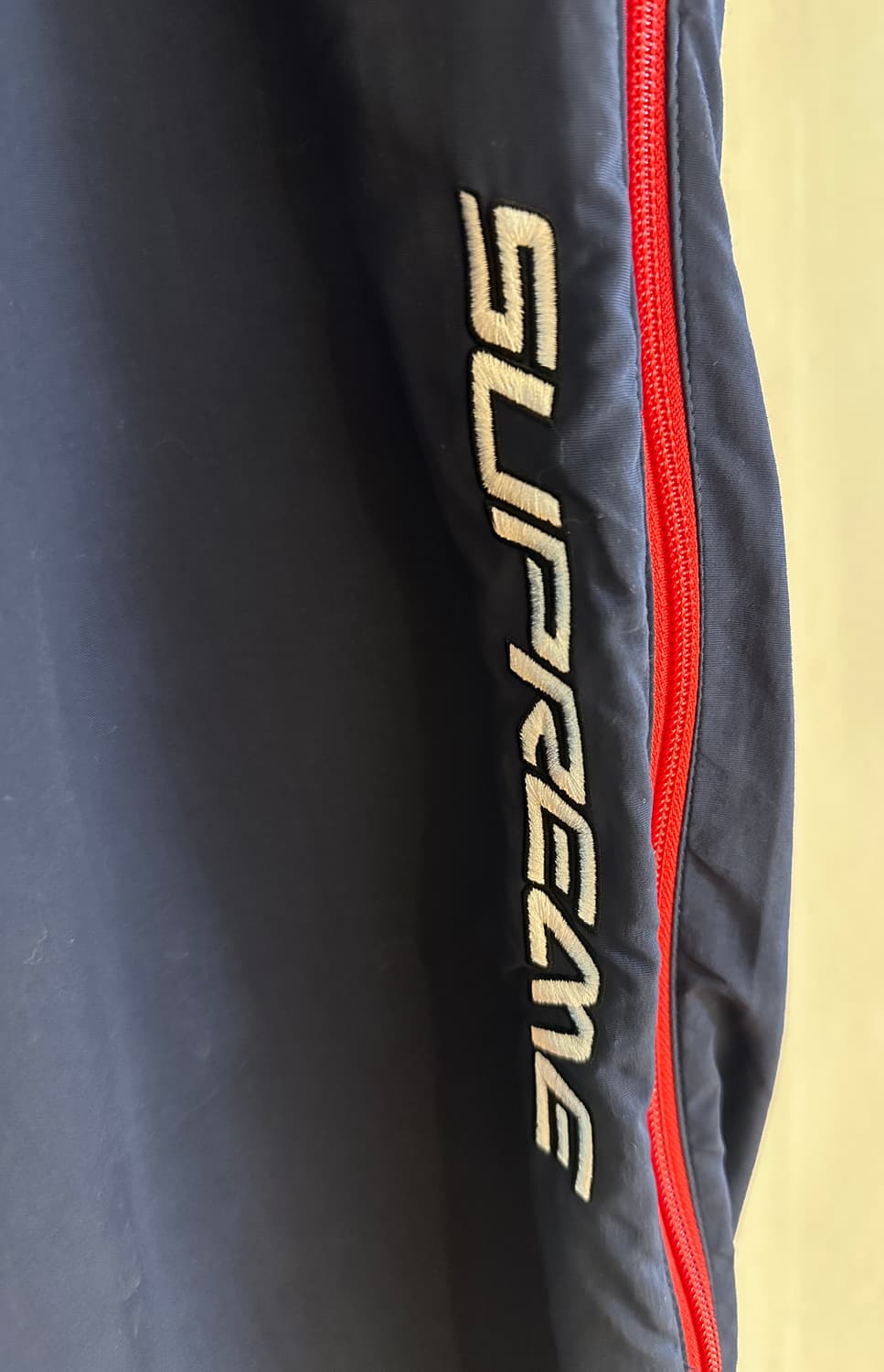 25ss Supreme contrast zip 웜업팬츠 (M) 상품이미지3