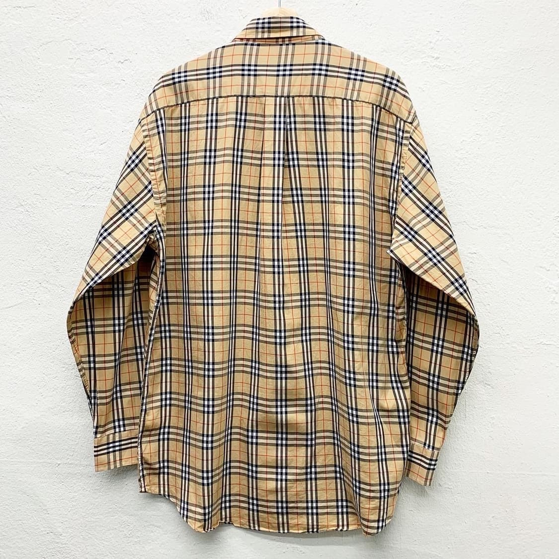 버버리 베이지 노바체크 셔츠 상품이미지4
