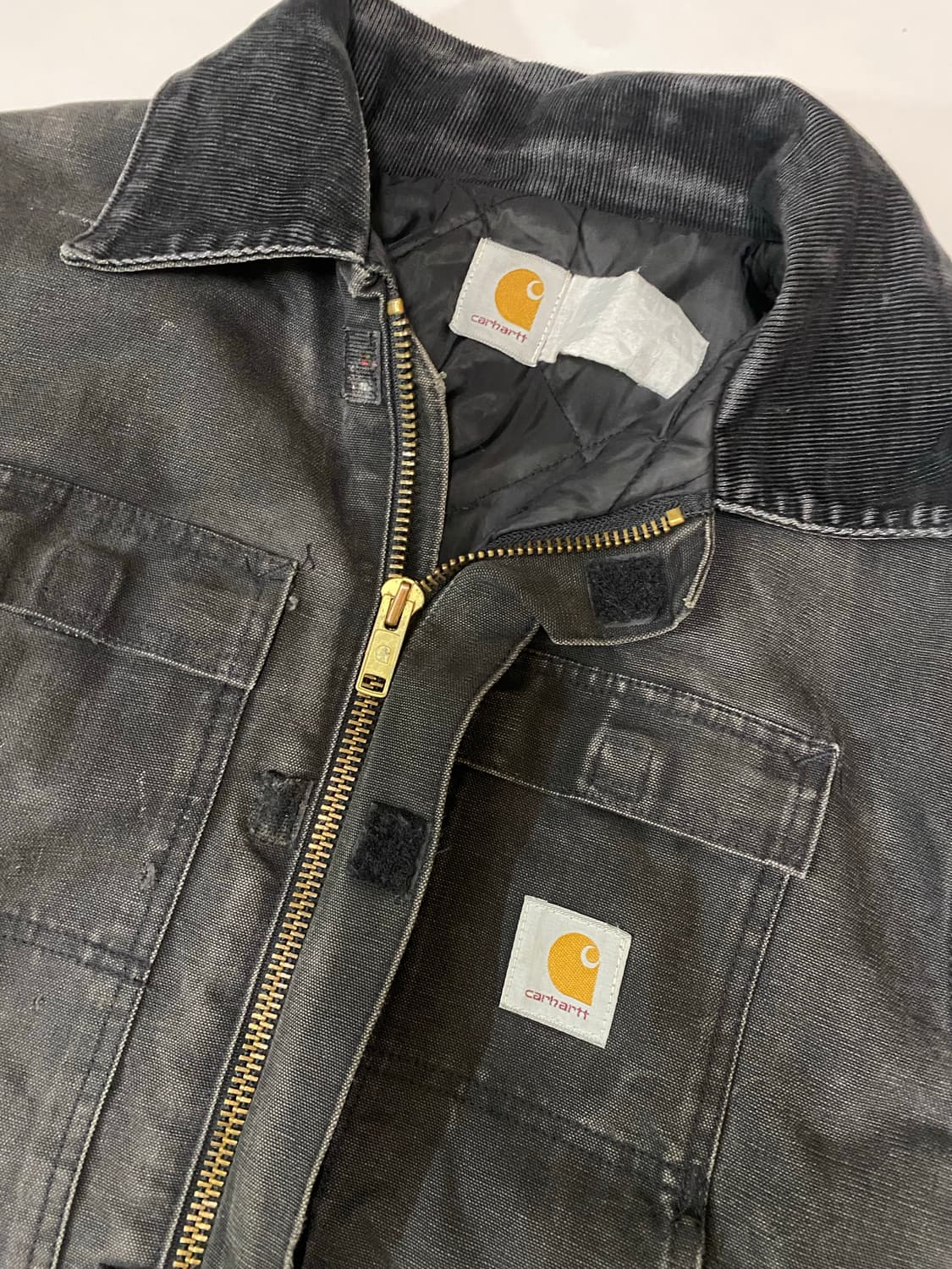 칼하트 빈티지 워크 자켓 블랙 상품이미지3