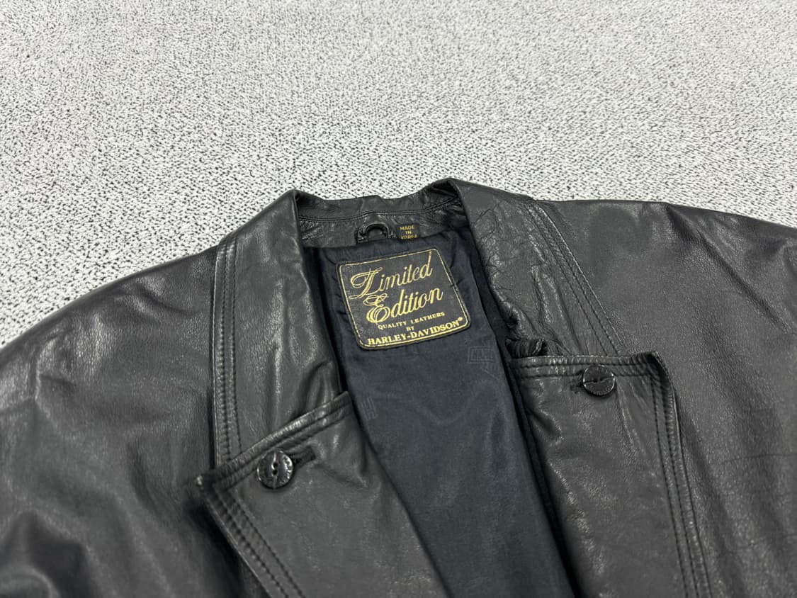 할리데이비슨 90s 레더 코트 상품이미지4